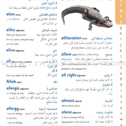 Junior Illustrated Dictionary English-Arabic القاموس الميسر بالألوان