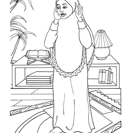 A Day With Razanne Coloring Book