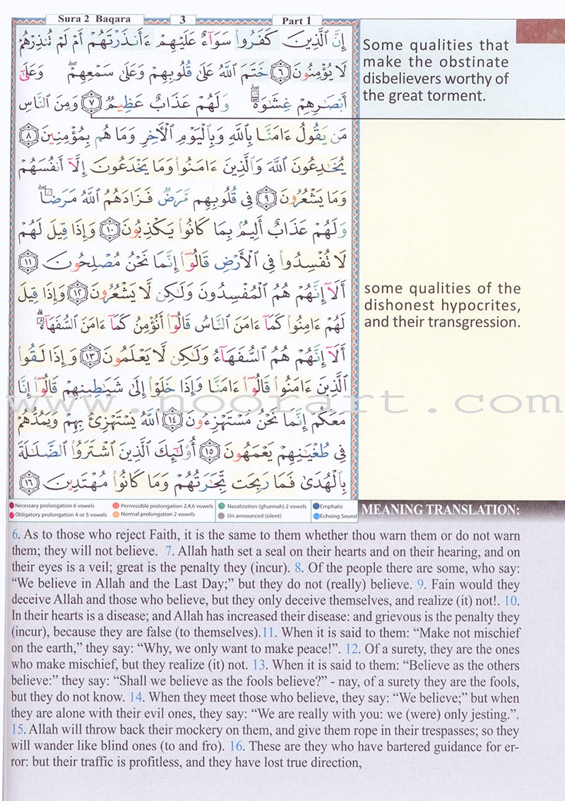 Qur'an Tajweed & Memorizing (Abbreviations to Facilitate understanding & memorizing the Qur'an) القرآن الكريم