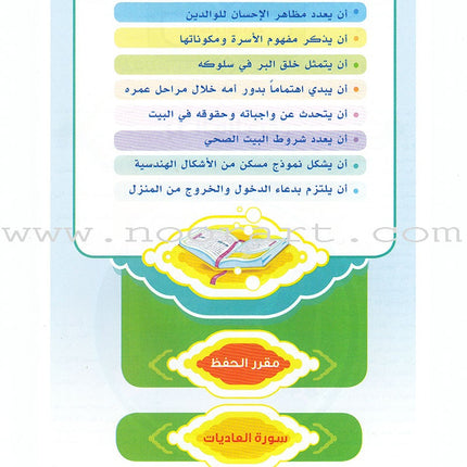 Ahbab Al-Quran (Friends of the Quran) Bil-Qiyam Nartaqi (With Values We Soar) Textbook: Level 1, Part 2أحباب القران -بالقيم نرتقي