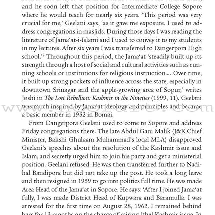 Paradise on Fire: Syed Ali Geelani & the Struggle for Freedom in Kashmir