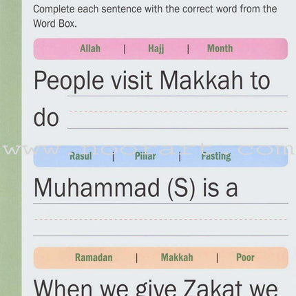 5-Pillars of Islam Activity Book (for Beginners)