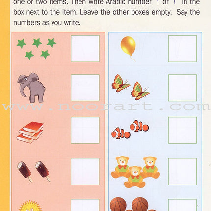 Learning Numbers and Counting in Arabic