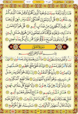 The Last Three Parts of the Glorious Qur'an (Color-Coded Tajweed Rules) تطبيقات القواعد النورانية (العشر الاخير)