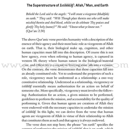 States Do Not Go to Heaven: Towards a Theory of Islamic Agency in International Relations