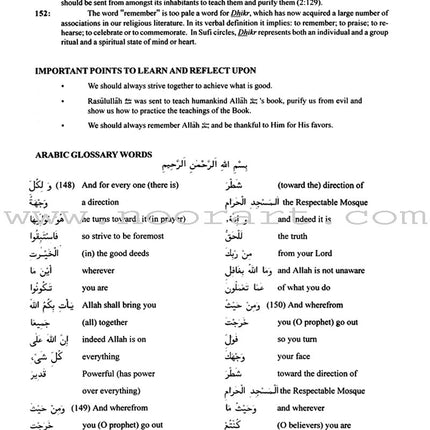 A Study of the Qur'an Textbook Juz' Two (Sa-Yaqul)