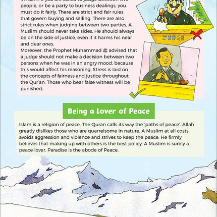 Islamic Values for Children (Large Size)