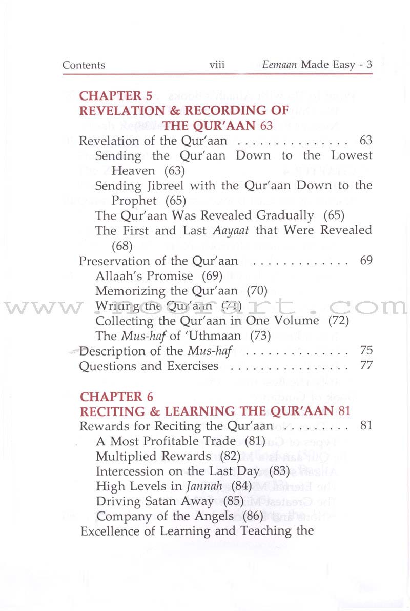 Eemaan Made Easy: Part 3 (Knowing Allaah's Books & the Qur'aan) الإيمان ميسراً (معرفة كتب الله والقرآن)