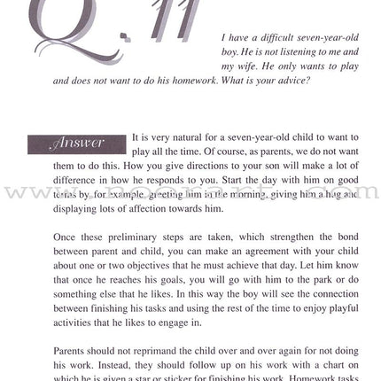 Answers to Frequently Asked Questions on Parenting: Part 1