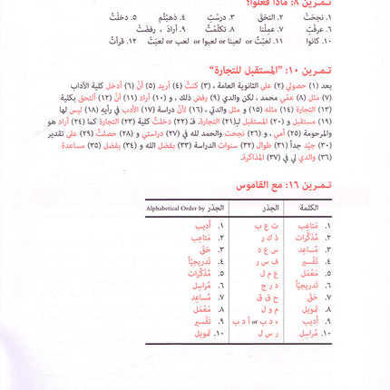 Answer Key for Al-Kitaab Fii Ta'allum Al-'Arabiyya - A Textbook for Beginning Arabic: Part One, Third Edition دليل الإجابات - الكتاب في تعلم العربية