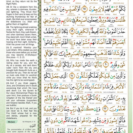 Al-Quran Al-Karim: The Noble Quran (White, Small Size A5 (5.8” x 8.3"), Maqdis Quran)