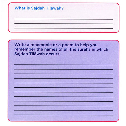 An Nasihah Islamic Curriculum Workbook 7