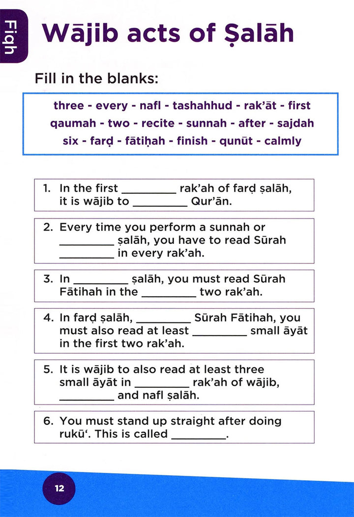 An Nasihah Islamic Curriculum Workbook 4