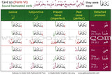 Gateway to Arabic Verb Conjugation Flashcards - Set Two: Verb Forms Two to Six (56 Double-Sided Cards)