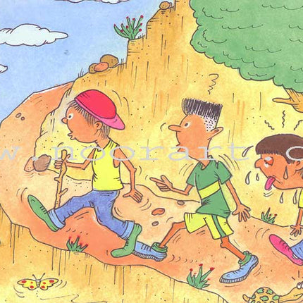 Grammar in Stories: Moon (Lunar) Letters - With My Grandfather on the Mountain عند جدي في الجبل