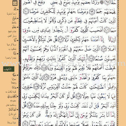 Tajweed Quran Velvet and Golden/Silver Panel (Hafs Narration)