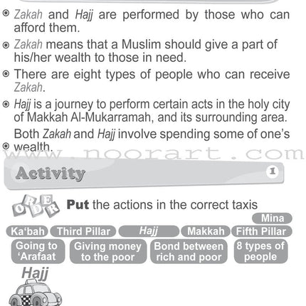 ICO Islamic Studies Workbook: Grade 1, Part 2