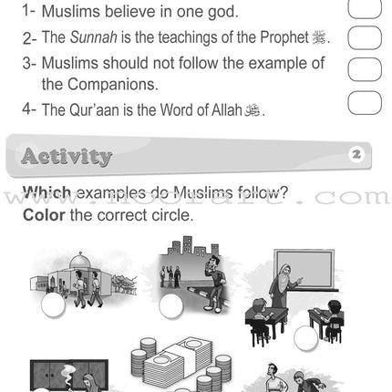 ICO Islamic Studies Workbook: Grade 1, Part 1