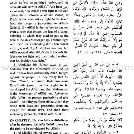 The Translation of the Meanings of Summarized Sahih Muslim (Arabic and English ,2 Books)