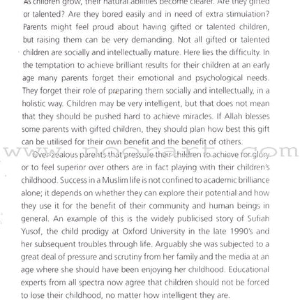 A Guide to Parenting in Islam: Cherishing Childhood