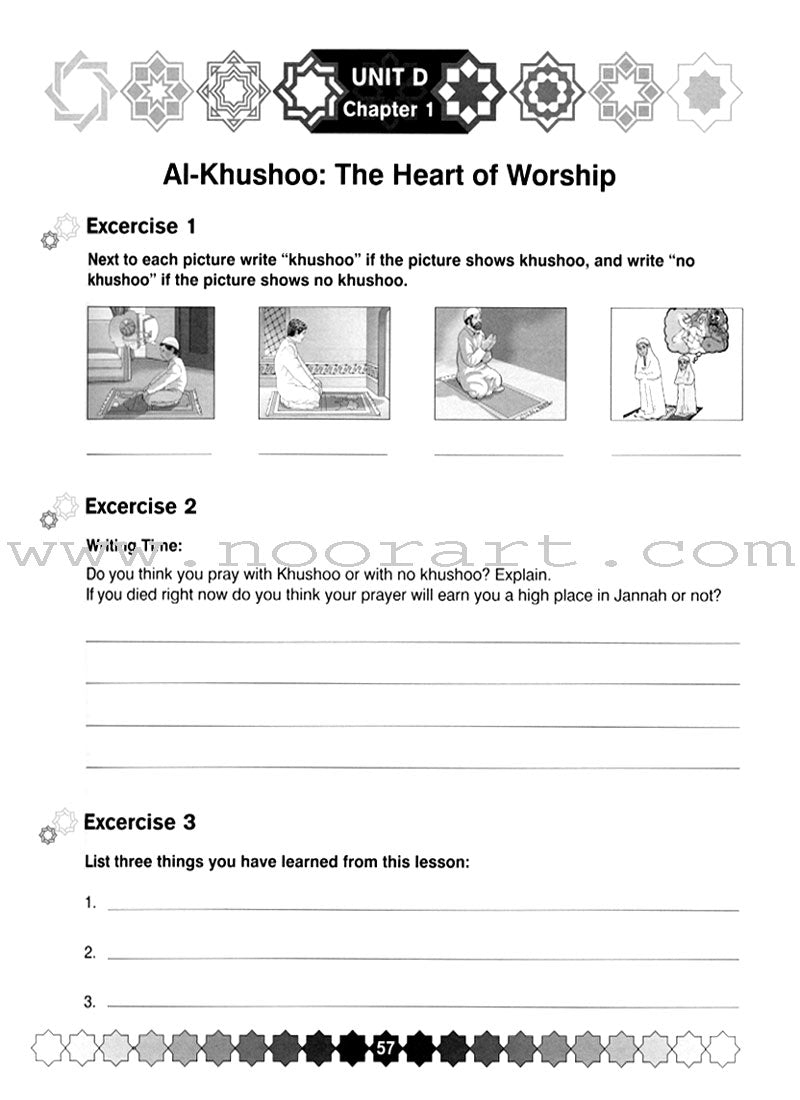 I Love Islam Worksheets/Workbook: Level 5