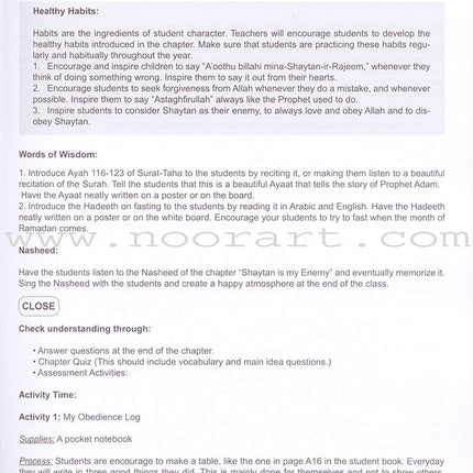 I Love Islam Teacher/Parent Guide: Level 2 (International/Weekend Edition)