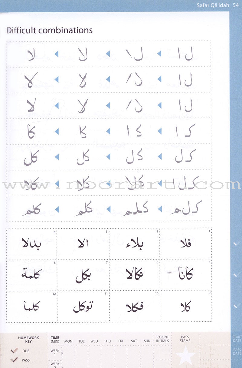 Complete Qa'idah (South Asian Script ) - Learn to Read Series