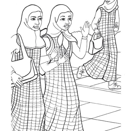 A Day With Razanne Coloring Book