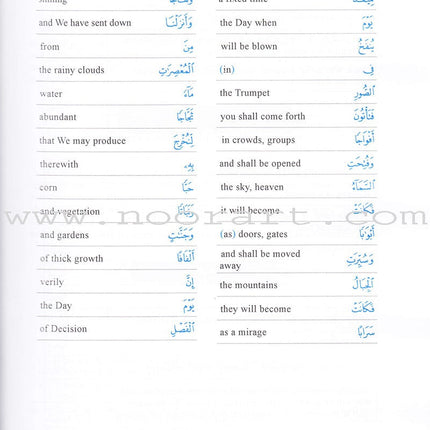 Methodical Interpretation of the Noble Qur'an: Part 30 التفسير المنهجي للقرآن الكريم