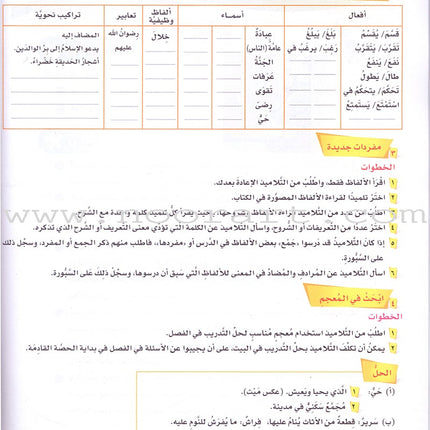 ICO Learn Arabic Teacher Guide: Level 6, Part 2 تعلم العربية