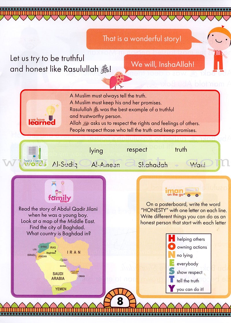 IQra' Wise (Weekend Islamic School Excellence) Textbook : Grade two