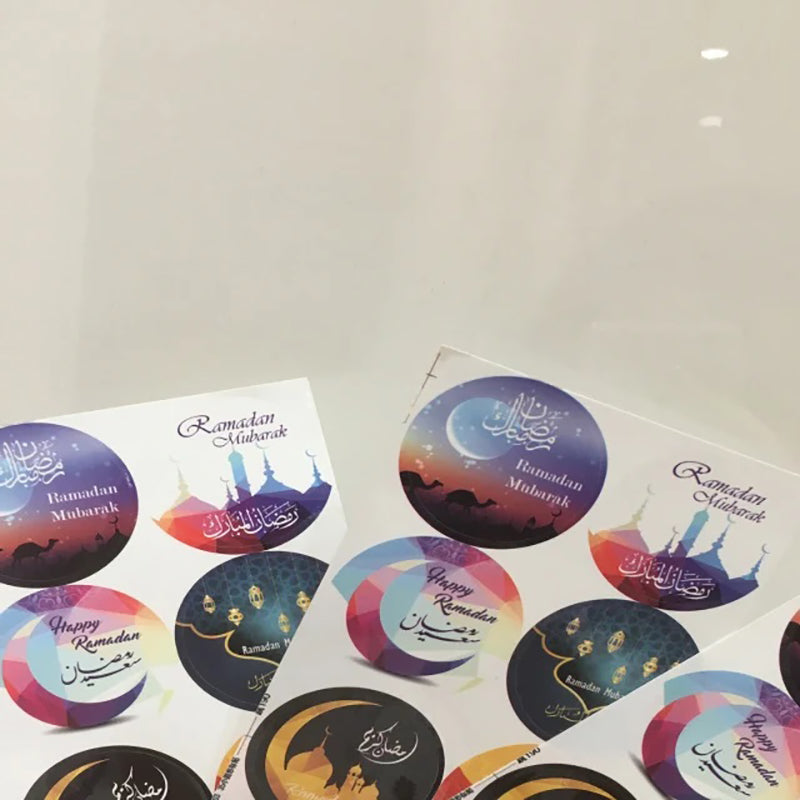Ramadan Mubarak Stickers - Assorted