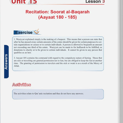 ICO Islamic Studies Teacher's Manual: Grade 11, Part 1