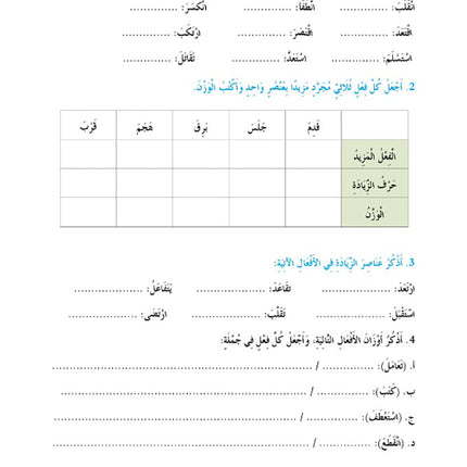 In The Arabic Language Garden Simplified Grammar: Level 8 في حديقة اللغة العربية كتاب التمارين