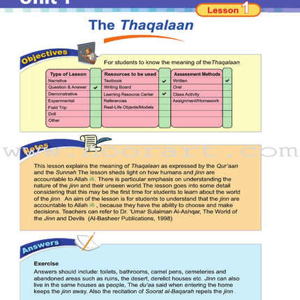 ICO Islamic Studies Teacher's Manual: Grade 4, Part 1