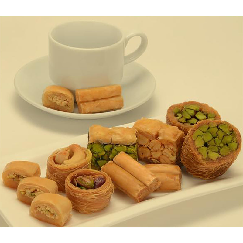 Premium Mix of Baklava Delights | Authentic Baklava Dessert in a Luxurious Box   مشكل بقلاوه