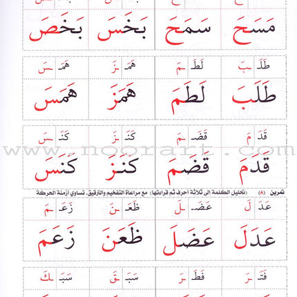 Teaching Arabic Reading Using Quranic Words: Level 1 تعليم القراءة العربية بكلمات قرانية