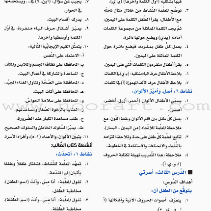 Itqan Series for Teaching Arabic Teacher Guide: KG2 سلسلة إتقان لتعليم اللغة العربية دليل المعلم