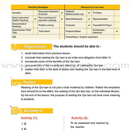 ICO Islamic Studies Teacher's Manual: Grade 2 (Light Edition)