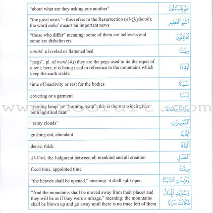 Methodical Interpretation of the Noble Qur'an: Part 30 التفسير المنهجي للقرآن الكريم