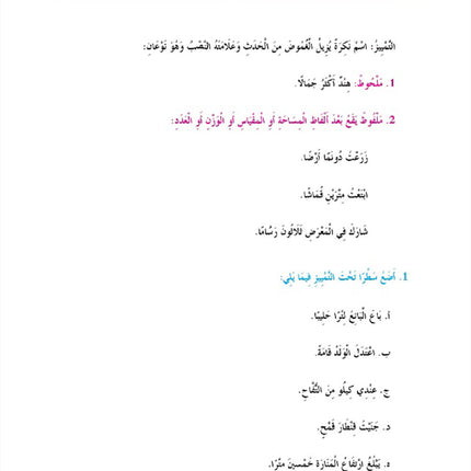 In The Arabic Language Garden Simplified Grammar: Level 8 في حديقة اللغة العربية كتاب التمارين