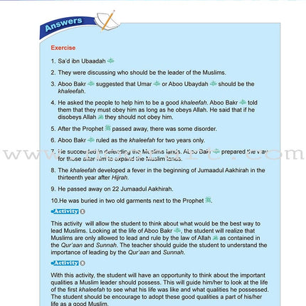 ICO Islamic studies Teacher's Manual: Grade 4, Part 2