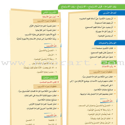 ICO Learn Arabic Teacher Guide: Level 5, Part 1 تعلم العربية