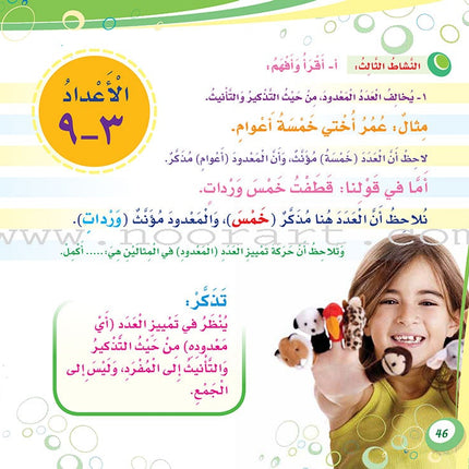 My Language is Arabic: Book 4 (Grammar Skills) عربي لساني - مهارات التدريبات النحوية والصرفية