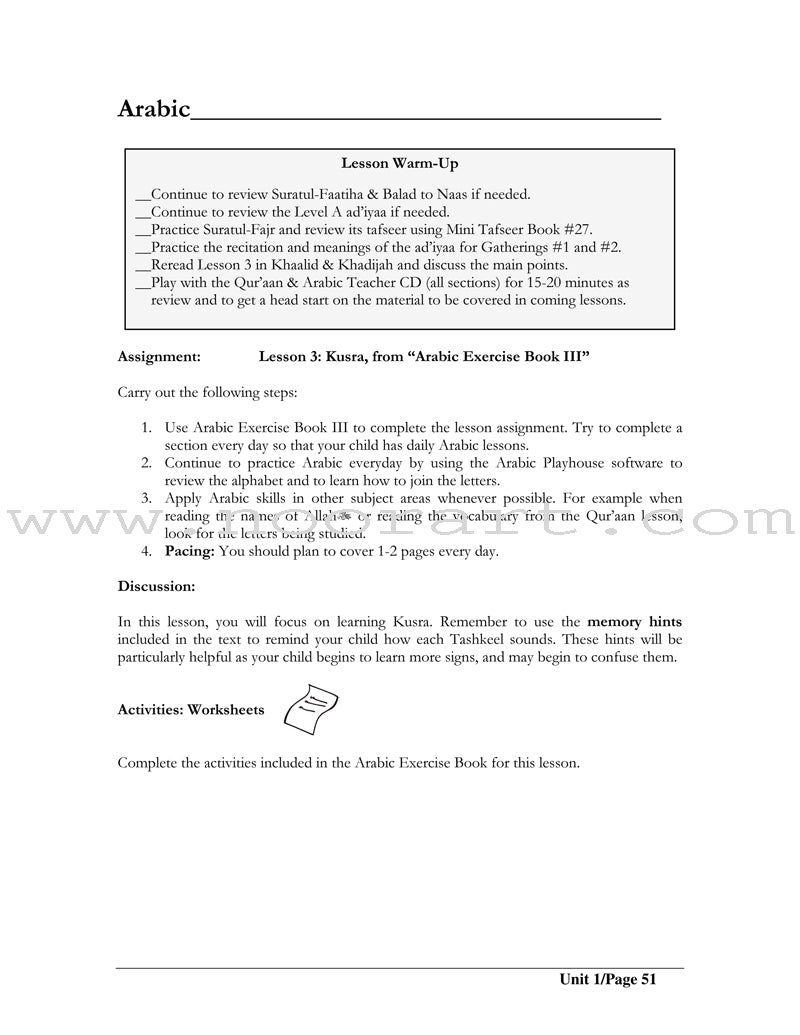 Lesson Manuals: Level B Part 1 (Unit 1-5)