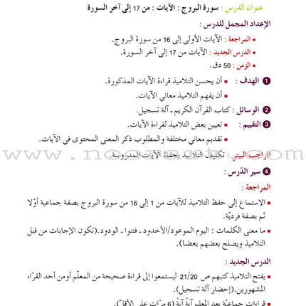 Al Amal Series - Islamic Education Teacher Book (Old Edition) سلسلة الأمل التربية الإسلامية كتاب المعلم