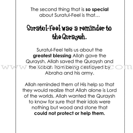 Mini Tafseer Book Series: Book 11 (Suratul-Feel) سورة الفيل