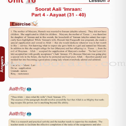ICO Islamic Studies Teacher's Manual: Grade 12, Part 2