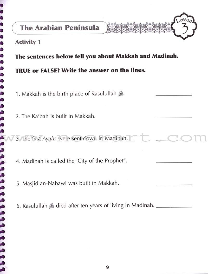 Sirah of Our Prophet Workbook: Level 2