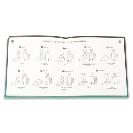 My Salah Mat for Adults Smart Interactive Prayer Rug with Speaker & 25 Touch Keys – Learn Salah, Surahs & Duas